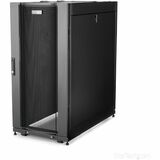 Startechcom 25u Server Rack Cabinet - 4 Post Adjustable Depth 7-35 Locking Vented Rolling Networkdatait Enclosure Wcasterscable Mgmt