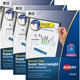 Avery&Reg Secure Top Sheet Protectors