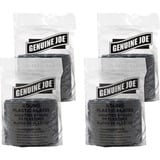 Plates, Cups & Cutlery — Genuine Joe Round Plastic Black Plates