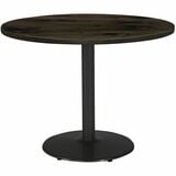 Kfi 36 Round Vintage Wood Top Table