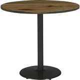Kfi 36 Round Vintage Wood Top Table