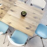 Kfi 30 Square Vintage Wood Bistro Table