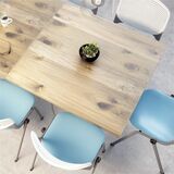 Kfi 36 Square Vintage Wood Bistro Table