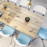 Kfi 30 Square Wood Pedestal Table