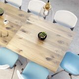 Kfi 30 Square Vintage Wood Bistro Table
