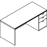 Lacasse Concept 70 Right Pedestal Desk