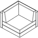 Arold Cube 300 Corner Armchair