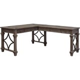 Martin Carson Open L Desk with Open Right Return Power with Ac and Usb