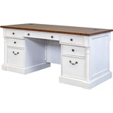 Martin Martin 66 Double Pedestal Executive Desk 7-Drawer