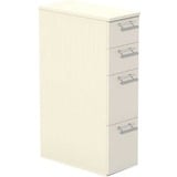 Safco Medina Skinny Pedestal Tall - 3-Drawer