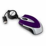 Verbatim Usb-C Mini Optical Travel Mouse-Purple