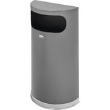 Rubbermaid Commercial 9-Gallon Half Round Indoor Decorative Waste Container