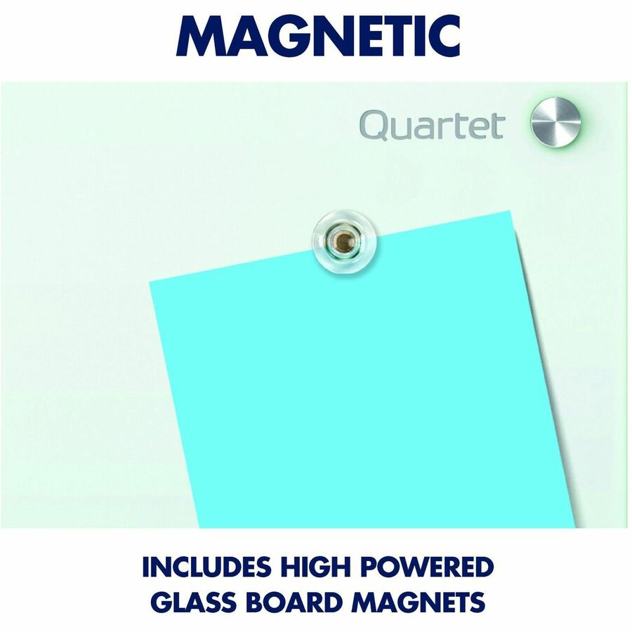 Quartet Magnetic Glass Dry-Erase Board