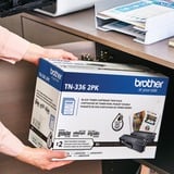Brother Tn336 Original High Yield Laser Toner Cartridge - Twin-Pack - Black - 2 Box