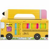 Post-It&Reg Super Sticky Notes Bus Cabinet Pack
