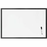 U Brands Magnetic Dry Erase Board 23 X 35 Inches Black Wood Frame (311u00-01)