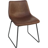 Lorell Mid-Century Modern Sled Guest Chair