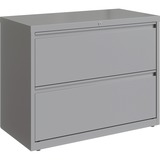 Lorell 36 Silver Lateral File - 2-Drawer