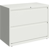 Lorell 36 White Lateral File - 2-Drawer