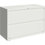 Lorell 42 White Lateral File - 2-Drawer