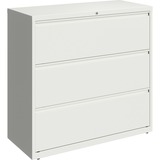Lorell 42 White Lateral File - 3-Drawer