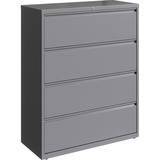 Lorell 42 Silver Lateral File - 4-Drawer