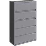 Lorell 42 Silver Lateral File - 2-Drawer