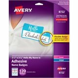 Avery&Reg Self-Adhesive Name Tags