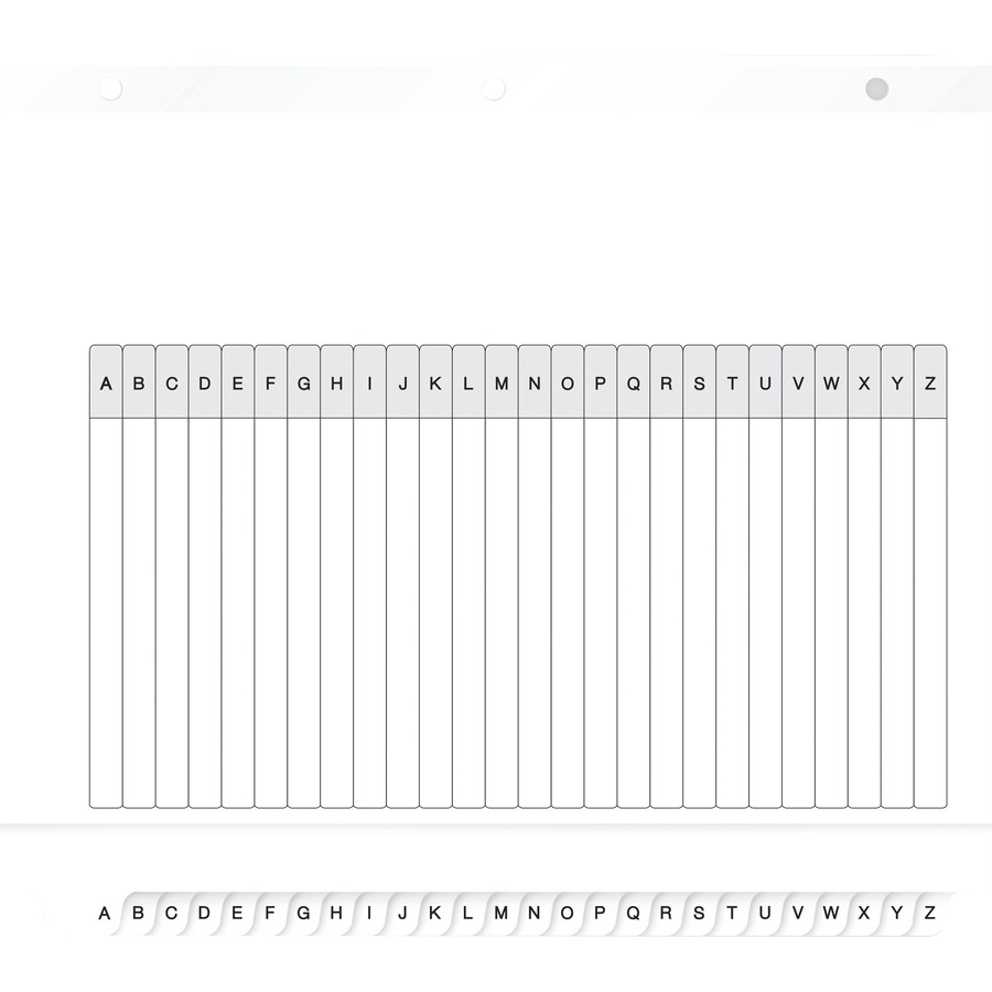 Avery&Reg a-Z Black & White Table of Contents Dividers