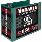 Samsill Nonstick 6 Locking D-Ring View Binder