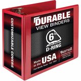 Samsill Nonstick 6 Locking D-Ring View Binder