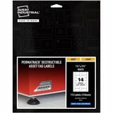 Avery&Reg Permatrack Destructible Asset Tag Labels