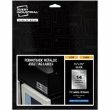 Avery&Reg Permatrack Metallic Asset Tag Labels 1-14 X 2-34 112 Asset Tags