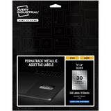 Avery&Reg Permatrack Metallic Asset Tag Labels 34 X 2 240 Asset Tags