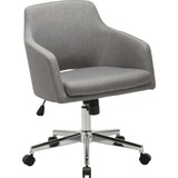 Lorell Mid-Century Modern Low-Back Task Chair
