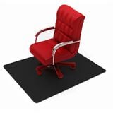Floortex Cleartex Advantagemat Black Hard Floor Pvc Rectangular Chair Mat