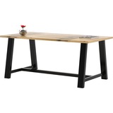 Kfi 36x72 Solid Wood Top Midtown Table