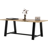 Kfi 36x96 Solid Wood Top Midtown Table