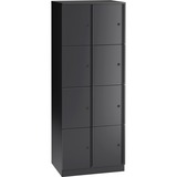 Lorell Trace Double-Wide Eight-Door Locker