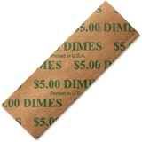 Iconex Color-Coded Flat Coin Wrappers