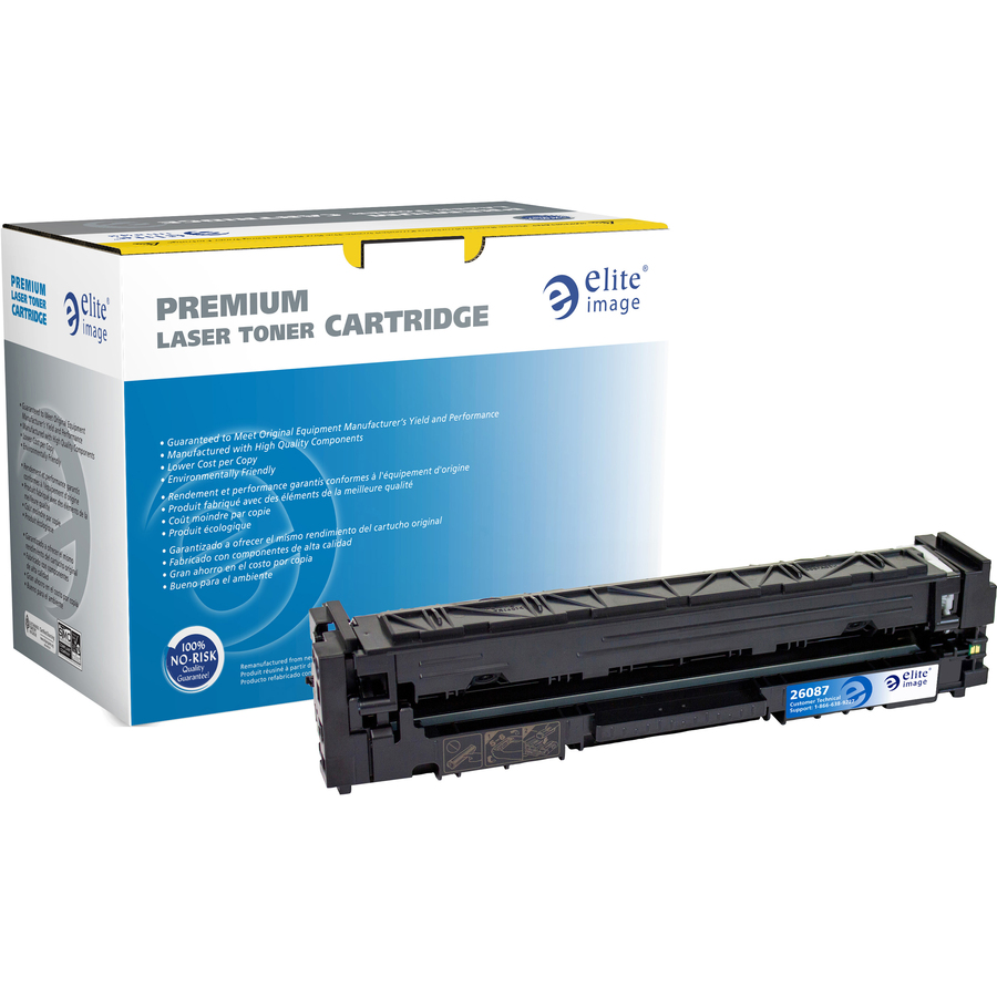 Elite Image Remanufactured Laser Toner Cartridge - Alternative for Hp 202a (Cf501a) - Cyan - 1 Each
