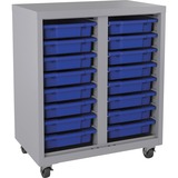 Lorell Pull-Out Bins Mobile Storage Tower