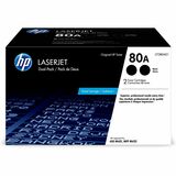 Hp 80a (Cf280ad1) Original Laser Toner Cartridge - Black - 2 Carton