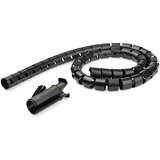 Startechcom 15m 49ft Cable Management Sleeve - Spiral - 45mm18 Diameter - W Cable Loading Tool - Expandable Coiled Cord Organizer