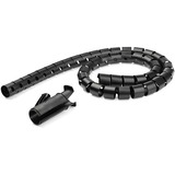 Startechcom 25m 82ft Cable Management Sleeve - Spiral - 45mm18 Diameter - W Cable Loading Tool - Expandable Coiled Cord Organizer
