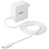 Startechcom Usb C Wall Charger - 60w Pd 1m Cable - Portable Travel Usb Type C Fast Charge Universal Laptop Adapter - Usb Ifetl Certified