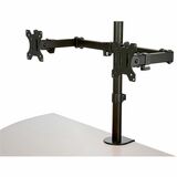 Startechcom Desk Mount Dual Monitor Arm - Ergonomic Vesa Compatible Mount for Up to 32 Inch Display - Desk Clamp Grommet - Articulating