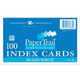 Roaring Spring Papertrail Ruled Index Cards