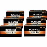 Duracell Coppertop Alkaline 9v Battery Boxes of 12