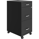 Lorell Soho Boxfilefile 3-Drawer Mobile File Cabinet